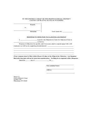 Fillable Online IN THE EIGHTH JUDICIAL DISTRICT COURT Fax Email Print