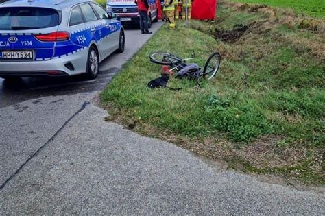 Tragiczny Wypadek Pod Ciechanowem 64 Latek Na Rowerze Zmieciony Z