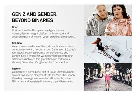 Generation Z And Gender Beyond Binaries Campaign The Work