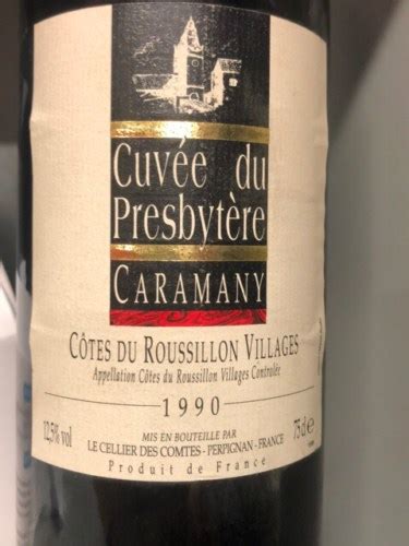 Les Vignerons de Caramany Presbytère de Côtes du Roussillon Villages