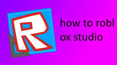 How To Roblox Studio Roblox Studio Youtube