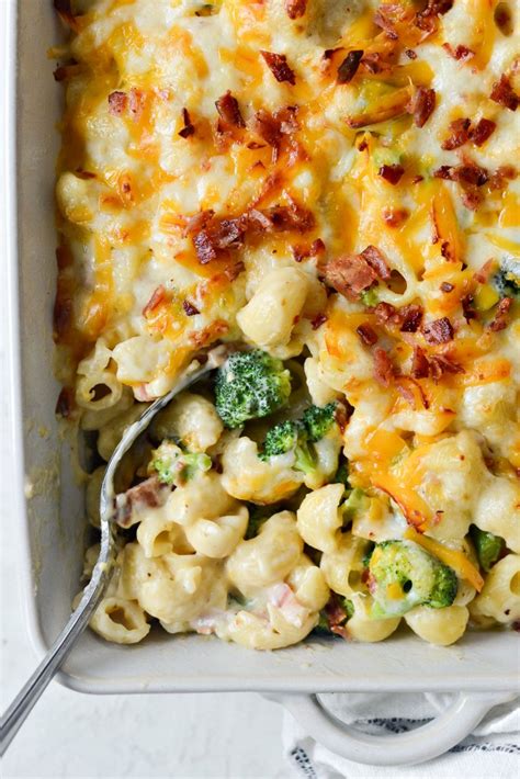 Bacon Broccoli Mac And Cheese Simply Scratch