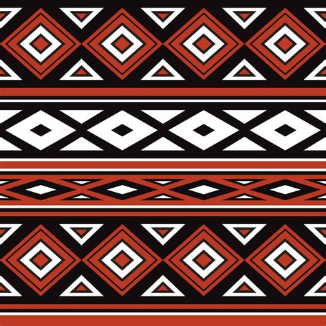 Seamless Pattern From Peru South American Vector Graphic Tribal