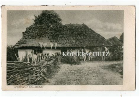 Galizien Polen Ukraine 1 WK Galizischer Bauerhof Gehöft Hütte