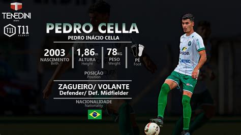 Pedro Cella Zagueiro Volante Defender Def Midfielder