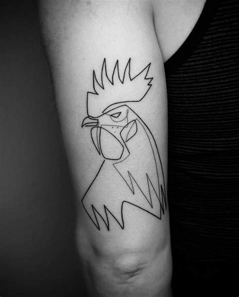 One Continuous Line Tattoos By Iranian German Artist Mo Ganji In 2024