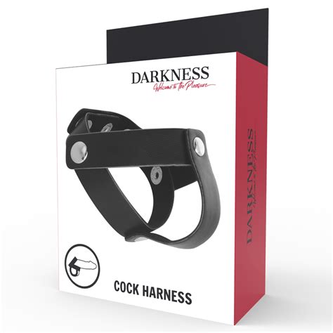 DARKNESS ANILLO DE PIEL PARA PENE Y TESTÍCULOS Seductime Sex Shop