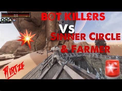 Conan Exiles Pvp BØT KILLRS Vs Sinner Circle Farmer Clan Get Wiped