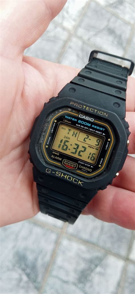 Rel Quia Raro Rel Gio Casio G Shock Japan S Rie Ouro Anos Fundo