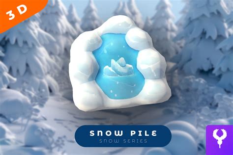 Cartoon Snow Pile | 3D Exterior | Unity Asset Store