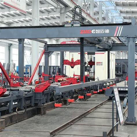 Zmde Automated Steel Beam Production Line H Beam Welding Machine