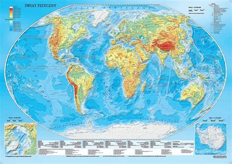 Mapa Fizyczna Wiata Mapa