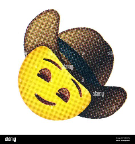 Face With Cowboy Hat Emoticon Stock Photo Alamy Hot Sex Picture