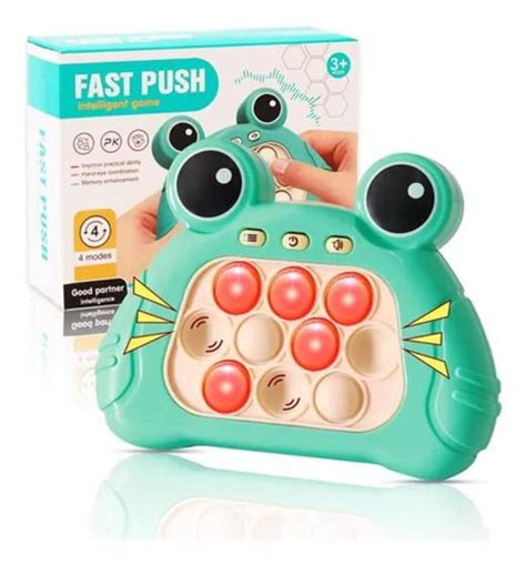 Jogo Pop It Mini Gamer Console Anti Stress Eletr Nico Fast Push