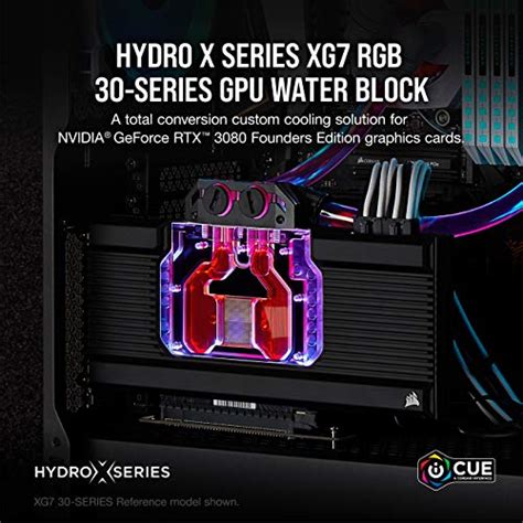 Corsair Hydro X Series Xg7 Rgb 30 Series Founders Edition Gpu Water Block 3080 Fits Nvidia