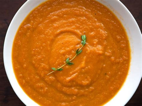 Roasted Carrot Soup Recipe Amanda Hesser And Merrill Stubbs Food Network