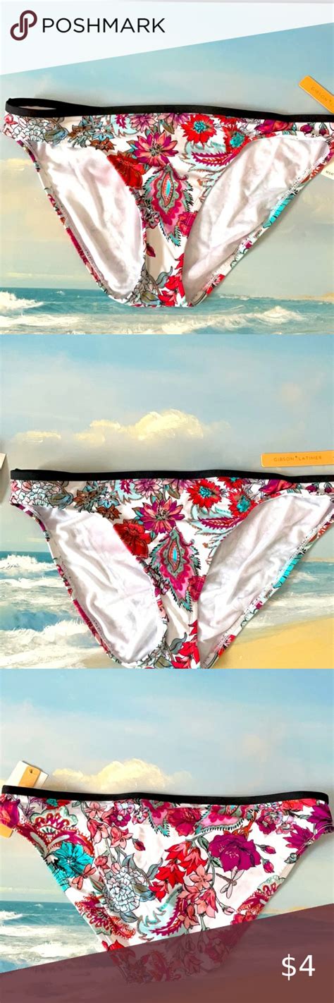 GIBSON LATIMER NWT BIKINI BOTTOMS LARGE FULL COVERAGE In 2022 Bikinis