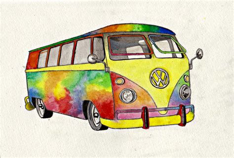 Hippie Van by LaceyAndTheLevee on DeviantArt