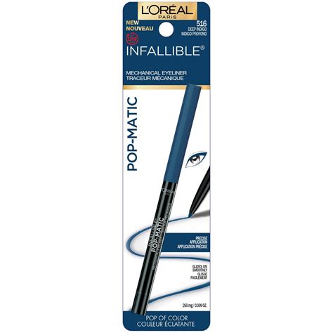 L Oreal Paris Mechanical Eyeliner Infallible Pop Matic Deep Indigo