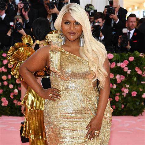 Mindy Kaling Turns Heads With Dramatic Blonde Hairstyle At Met Gala E