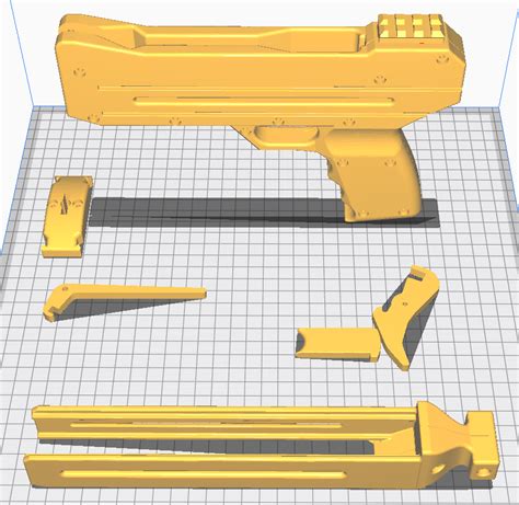 Free Stl File Slingshot Pistol Functional Shot Repeating Slingshot