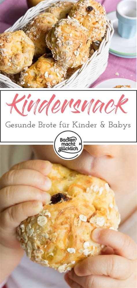 Knabber Brötchen für Kleinkinder Backen macht glücklich Rezept