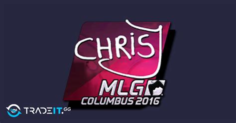 Sticker Chrisj Foil Mlg Columbus Tradeit