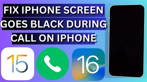 How To Fix IPhone Screen Goes Black During Call YouTube