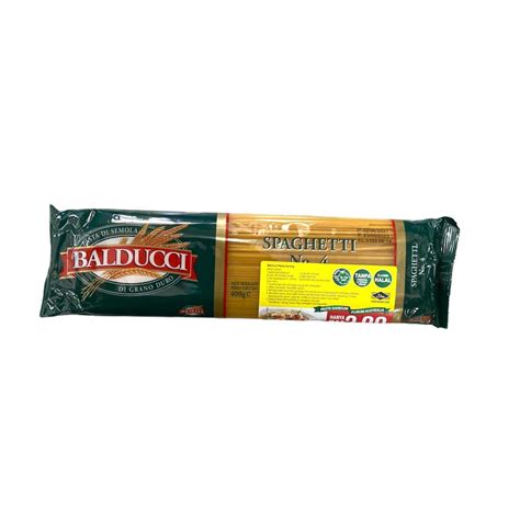 Balducci Pasta Spaghetti Maccaroni Angel Hair Fettuccine 400g