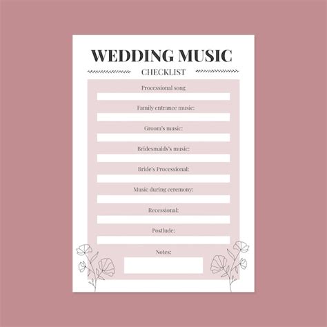 Wedding Checklist Vectors And Illustrations For Free Download Freepik