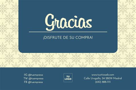 Carteles De Gracias Por Tu Compra Personalizables Online