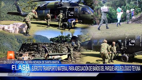 Ejército Nacional Transportó Material para Baños del ICANH y Comunidad