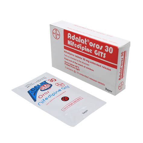 Adalat Oros 30 Mg Strip Obat Dan Vitamin Doktersehat