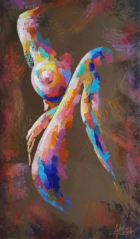 Bright Love Nude Woman Painting By Viktoria Lapteva Painting