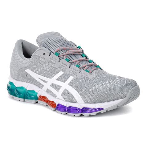 Asics Womens Gel Quantum 360 5 Jcq Piedmont Greywhite Running Shoes 1022a132020 Wookicom