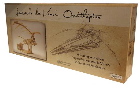 Da Vinci Ornithopter Wooden Kit - Science And Nature