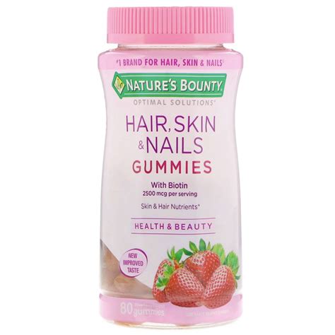 Nature S Bounty Hair Skin And Nails Gummies Farmacia Leloir Tu Farmacia Online Las 24hs