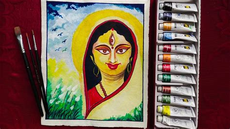 Mahalaya Special Drawing Drawing Devi Durga Drawing Mahalaya