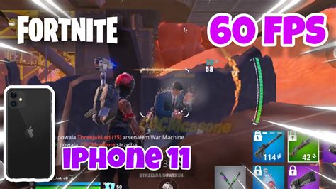 IPhone 11 Fortnite Mobile 60 FPS Gameplay YouTube