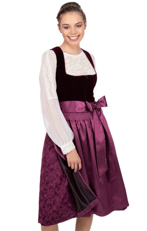 Marjo Midi Dirndl 2tlg 65cm ZOEY Hot Pink Bestellen