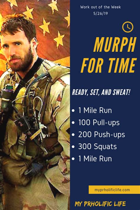 Workout Of The Week Murph Workout Workout Crossfit Workouts