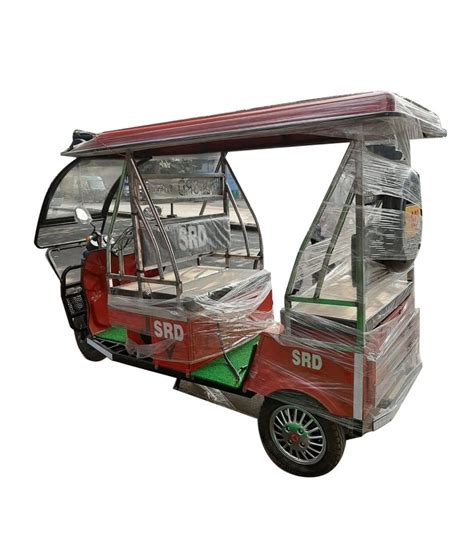 Srd Steel Battery Operated Passenger E Rickshaw Uttar Pradesh Vehicle