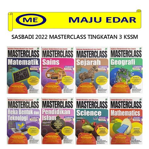 Sasbadi Masterclass Tingkatan Kssm Form Buku Rujukan