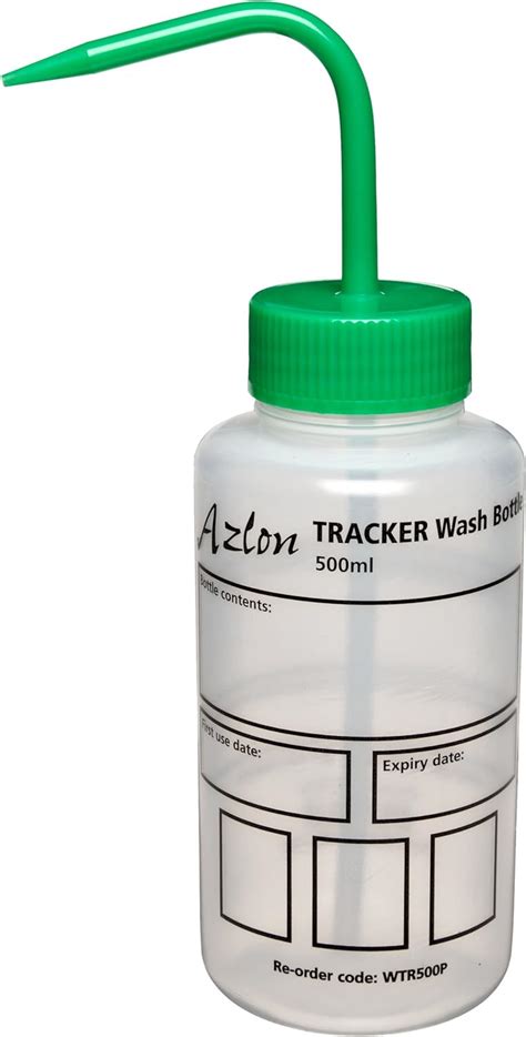 Azlon Ml Wash Bottle With Label Marked For Distilled