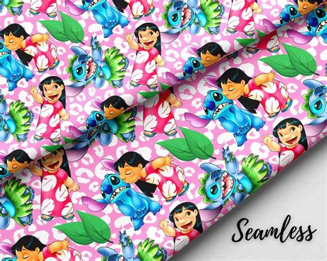 Lilo And Stitch Seamless Papers Stitch Digital Papers Etsy