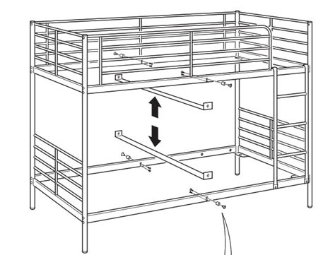 Ikea Bunk Bed Instructions Sv Rta User Manual For Loft Bed Frame