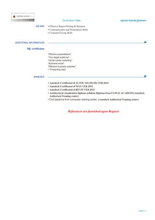 Ayman Kamal Ghanem CV PDF