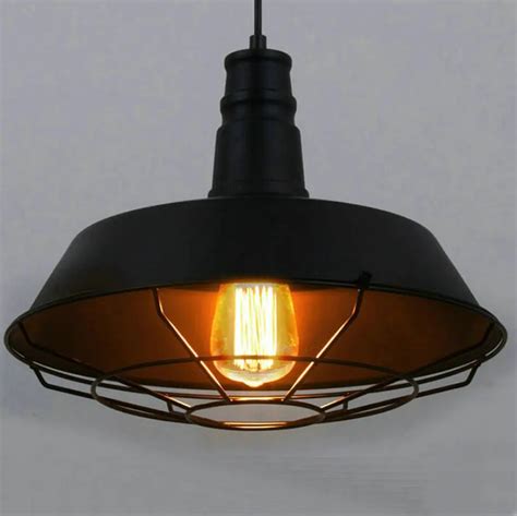 Loft Style D 263646cm Vintage Industrial Pendant Lighting Led Lamp Metal Hanging Circle