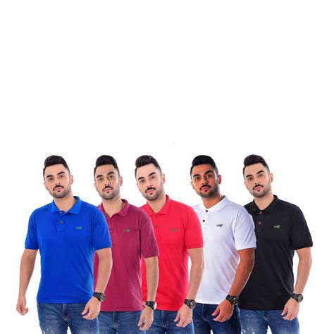 Kit Camisas Polo Masculina Iguana Original Submarino