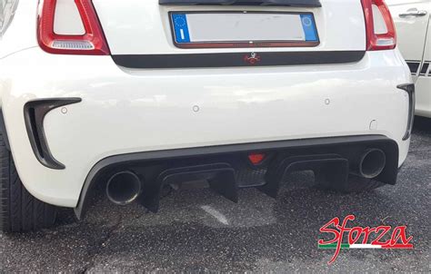 Abarth Estrattore Style Vetroresina Con Luce Stop Integrata